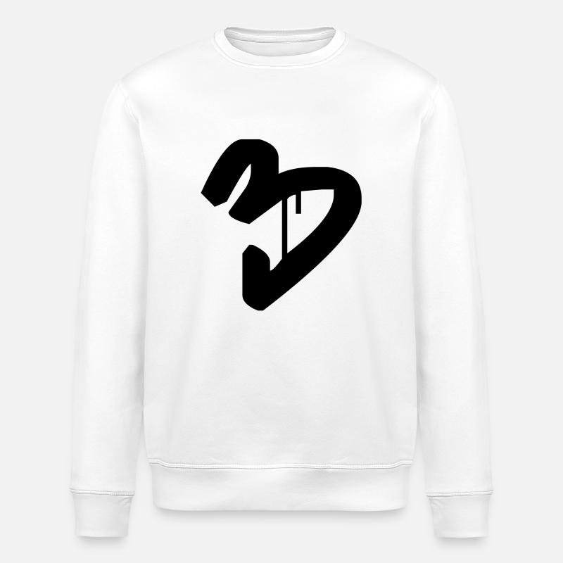 Graffiti : 3 - Stanley/Stella ROLLER Unisex Organic Sweatshirt - white