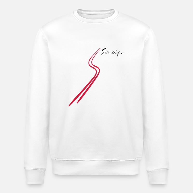 skialpin - Stanley/Stella Unisex Bio-Sweatshirt ROLLER - Weiß