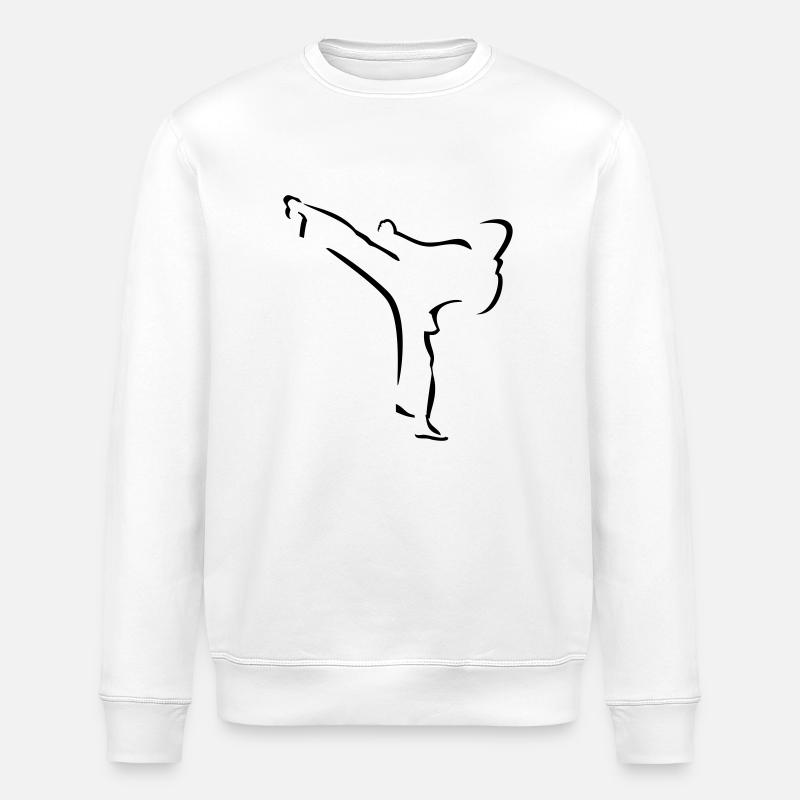 Karate - Stanley/Stella Unisex Bio-Sweatshirt ROLLER - Weiß