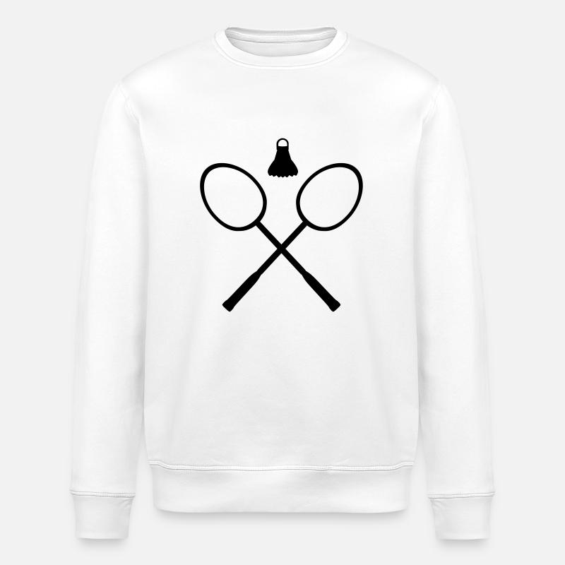 Badminton - Stanley/Stella Unisex Bio-Sweatshirt ROLLER - Weiß