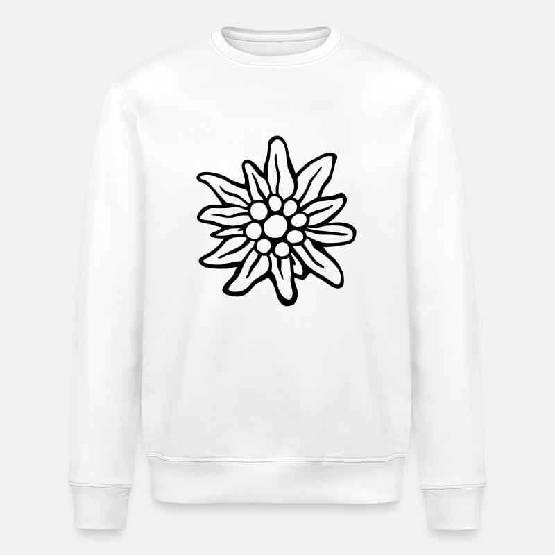 edelweiss - Stanley/Stella Unisex Bio-Sweatshirt ROLLER - Weiß