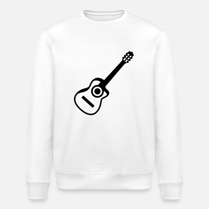 Gitarre - Stanley/Stella Unisex Bio-Sweatshirt ROLLER - Weiß