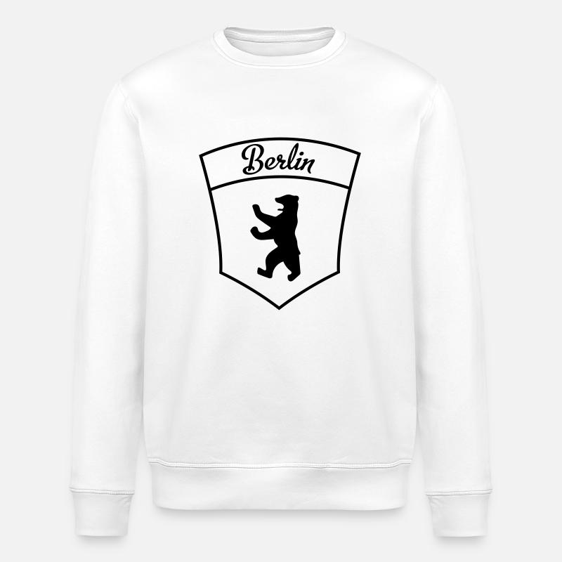 Berlin - Sweat bio ROLLER Stanley/Stella Unisexe - blanc