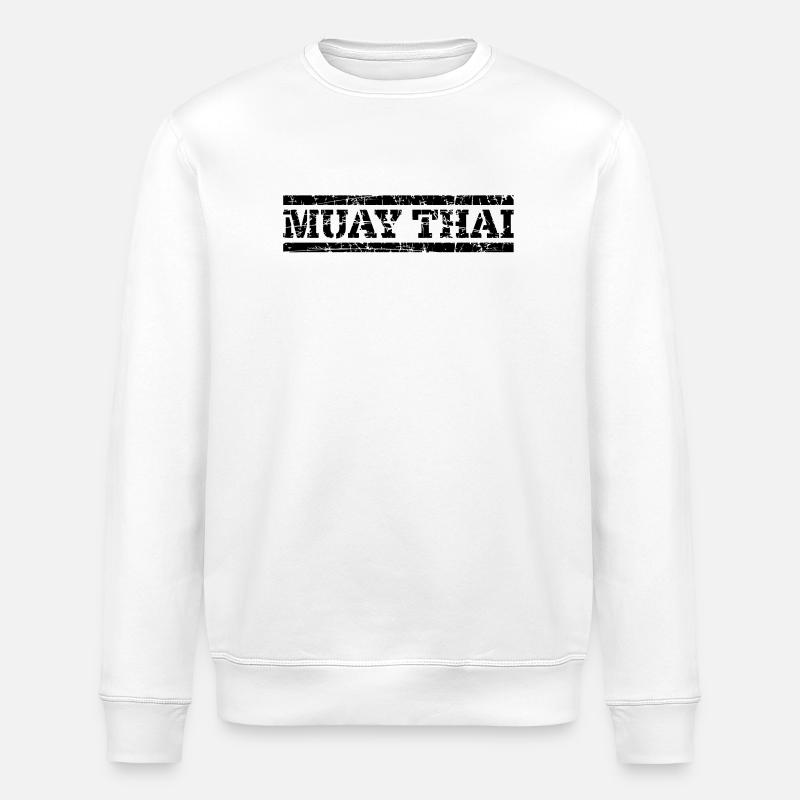 Muay Thai - Stanley/Stella Unisex Bio-Sweatshirt ROLLER - Weiß