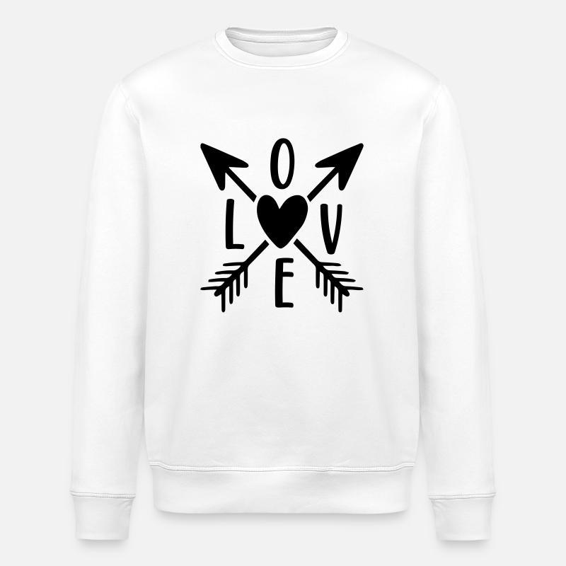 Amour - Sweat bio ROLLER Stanley/Stella Unisexe - blanc