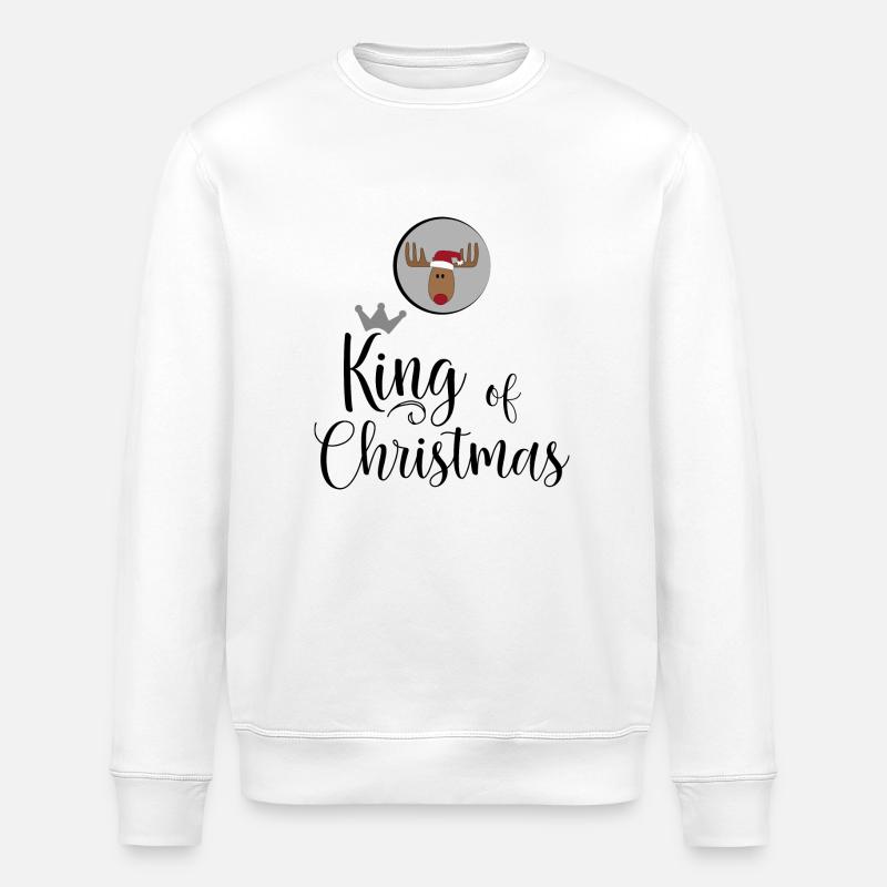Roi de Noël - Sweat bio ROLLER Stanley/Stella Unisexe - blanc