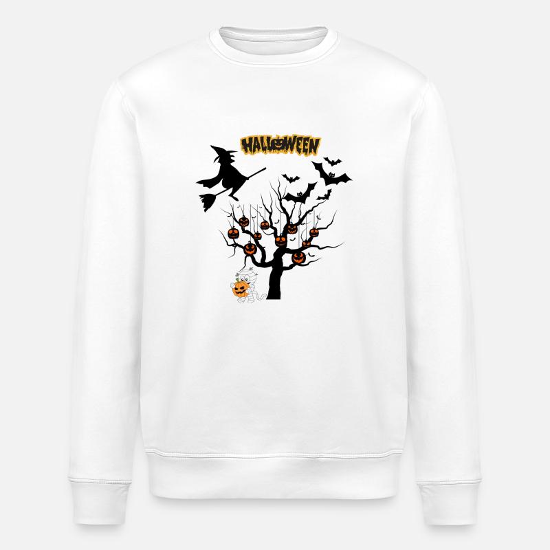 Happy Halloween - Stanley/Stella Unisex Bio-Sweatshirt ROLLER - Weiß