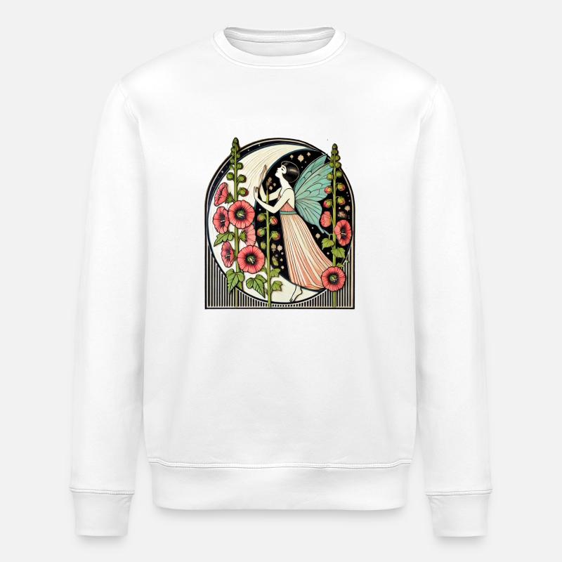 Stockrosen Fee - Stanley/Stella Unisex Bio-Sweatshirt ROLLER - Weiß