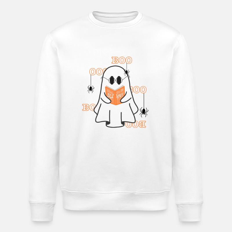 Lese Geist - Stanley/Stella Unisex Bio-Sweatshirt ROLLER - Weiß