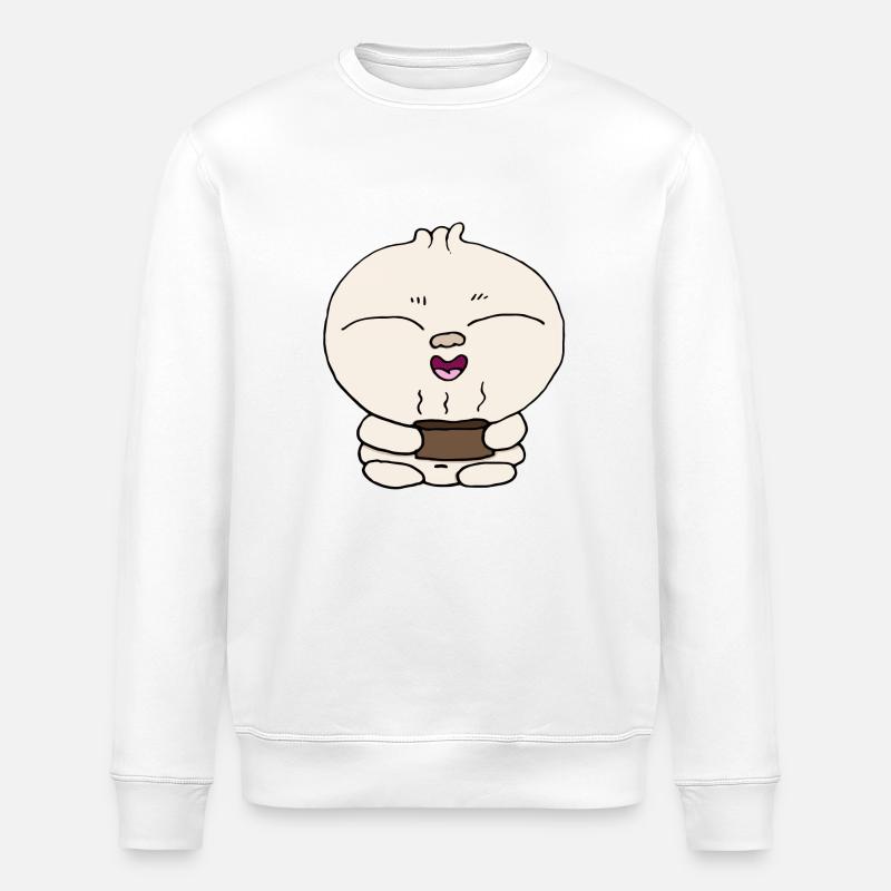 Dumpling - Stanley/Stella ROLLER Unisex Organic Sweatshirt - white