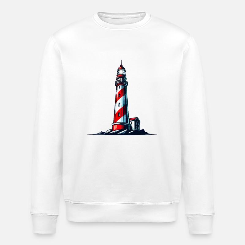 leuchtturm - Stanley/Stella Unisex Bio-Sweatshirt ROLLER - Weiß