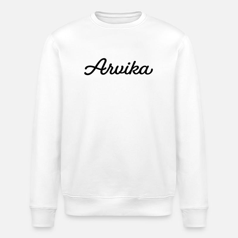 Arvika schwarz - Stanley/Stella Unisex Bio-Sweatshirt ROLLER - Weiß