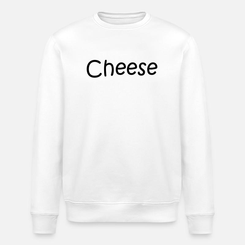CHEESE - Stanley/Stella Unisex Bio-Sweatshirt ROLLER - Weiß