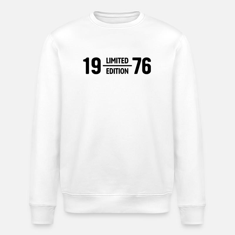 Édition limitée cadeau d’anniversaire 1976 - Sweat bio ROLLER Stanley/Stella Unisexe - blanc