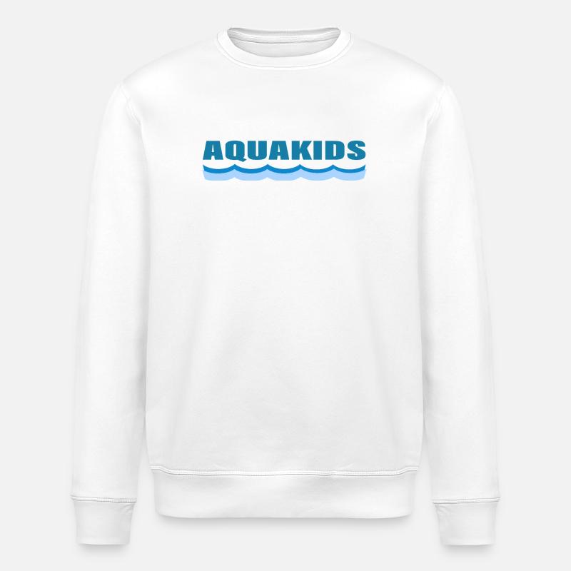AQUAKIDS - Stanley/Stella Unisex Bio-Sweatshirt ROLLER - Weiß