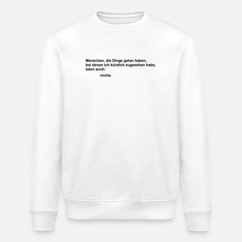 auch getan - Stanley/Stella Unisex Bio-Sweatshirt ROLLER - Weiß