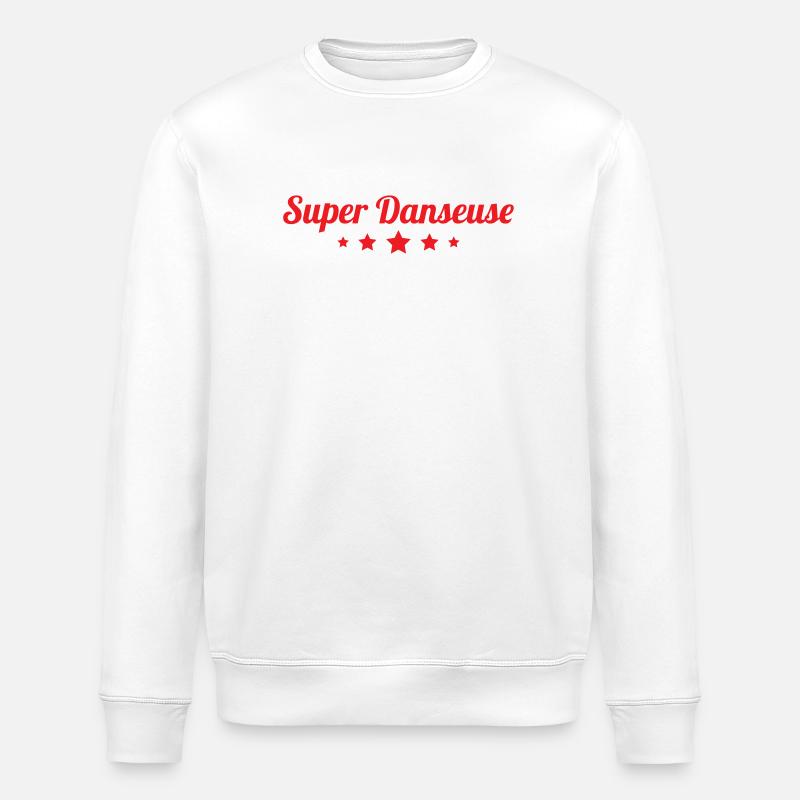 Super Dancer - Dance - Stanley/Stella ROLLER Unisex Organic Sweatshirt - white