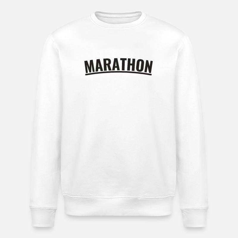 marathon - Sweat bio ROLLER Stanley/Stella Unisexe - blanc