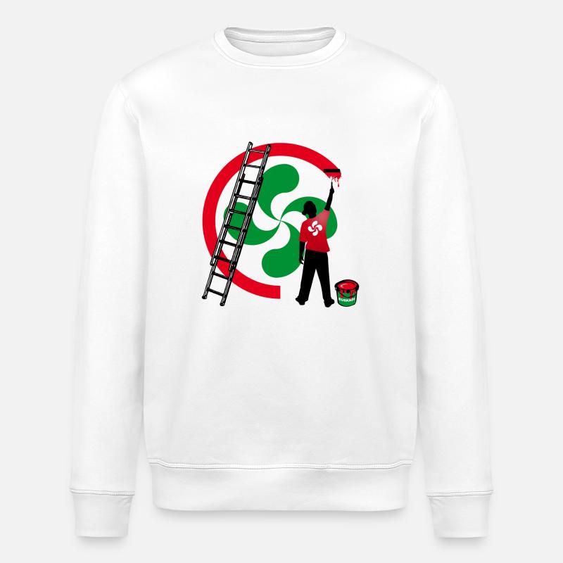 euskadi - Stanley/Stella ROLLER Unisex Organic Sweatshirt - white