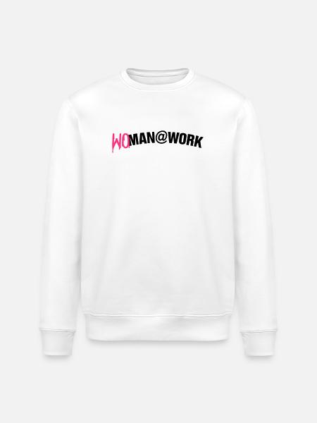 Woman at work - Stanley/Stella ROLLER Unisex Organic Sweatshirt - white