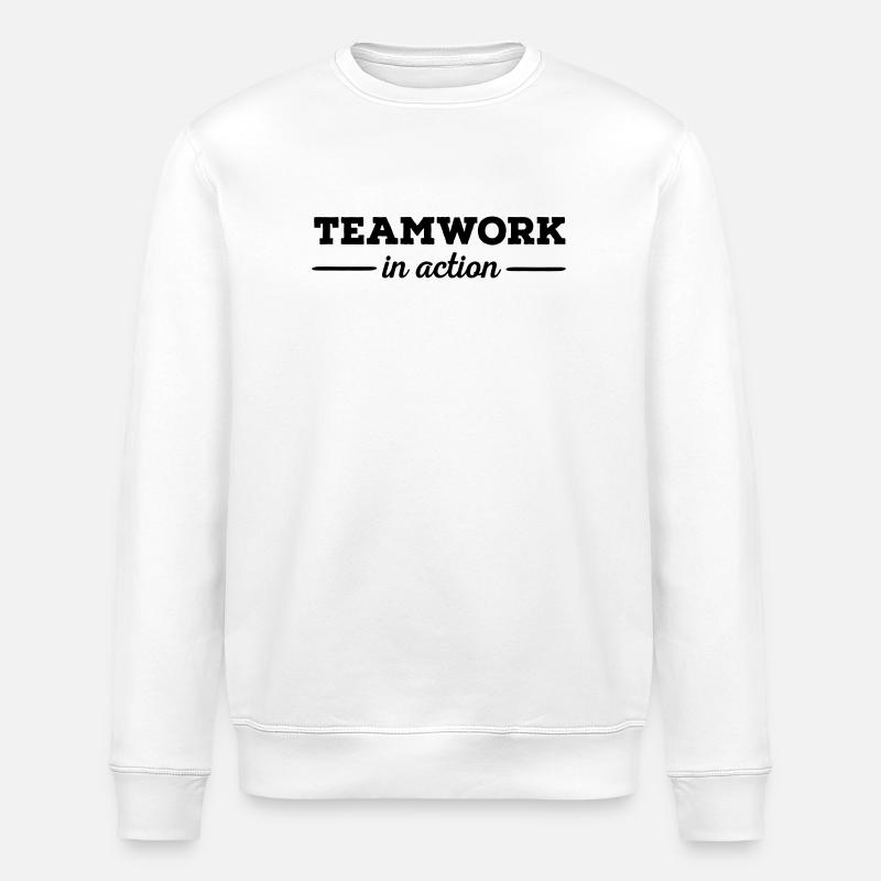 6061912 121161696 Teamwork - Stanley/Stella Unisex Bio-Sweatshirt ROLLER - Weiß