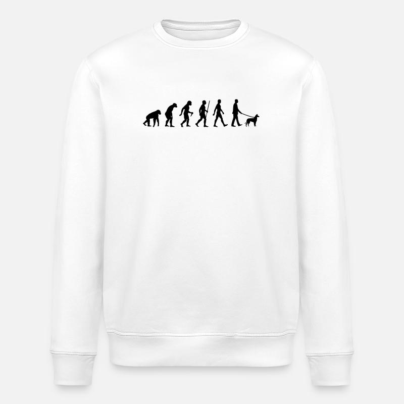 Evolution lisse colley homme - Sweat bio ROLLER Stanley/Stella Unisexe - blanc