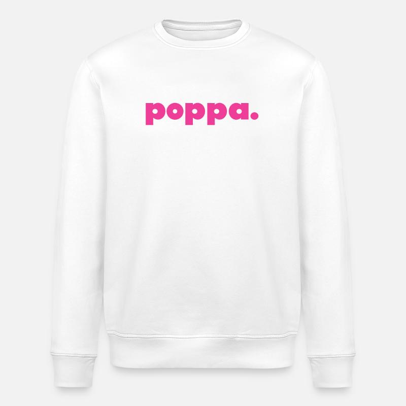 poppa. - Stanley/Stella Unisex Bio-Sweatshirt ROLLER - Weiß