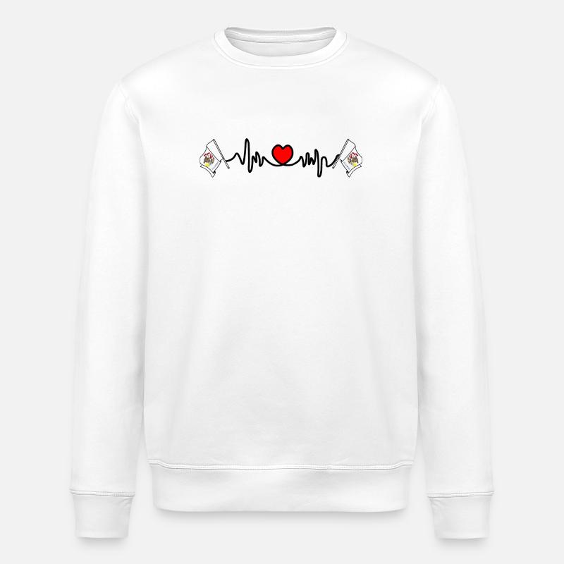 Fréquence cardiaque cardio pour l’Illinois - Sweat bio ROLLER Stanley/Stella Unisexe - blanc