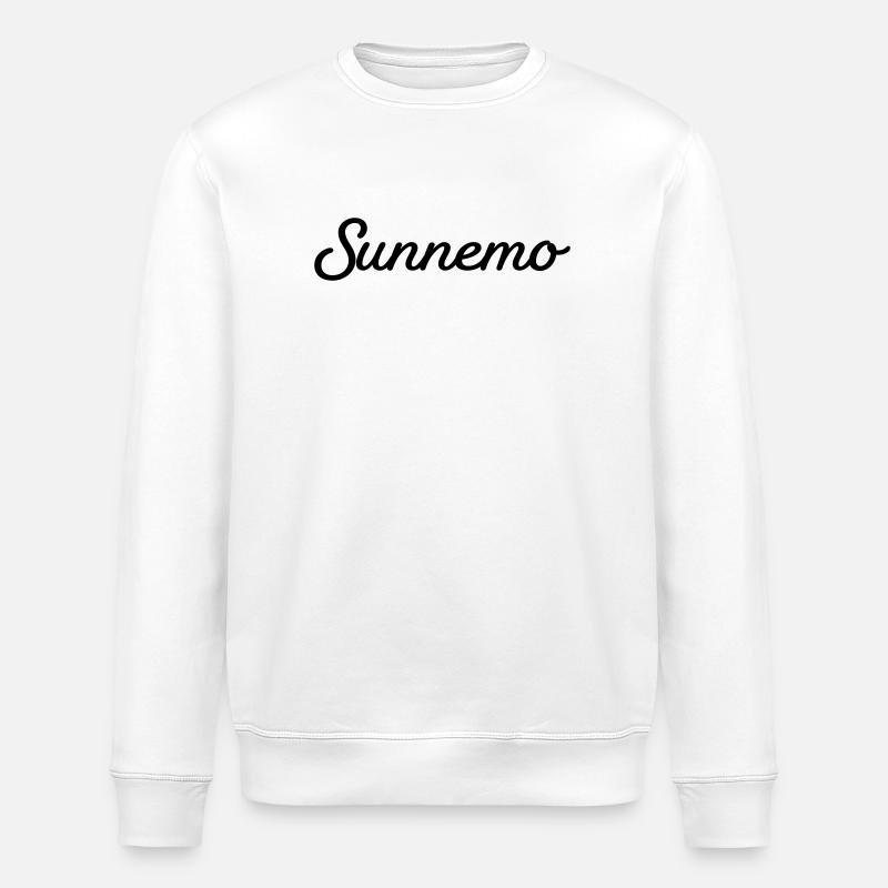 Sunnemo black - Stanley/Stella ROLLER Unisex Organic Sweatshirt - white