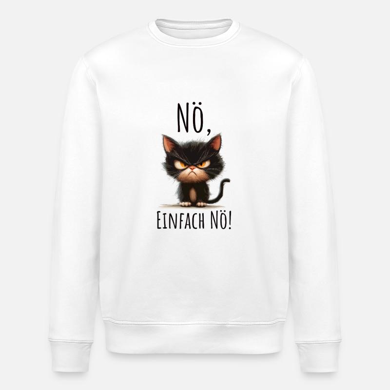 Non, déclaration, juste non - Sweat bio ROLLER Stanley/Stella Unisexe - blanc