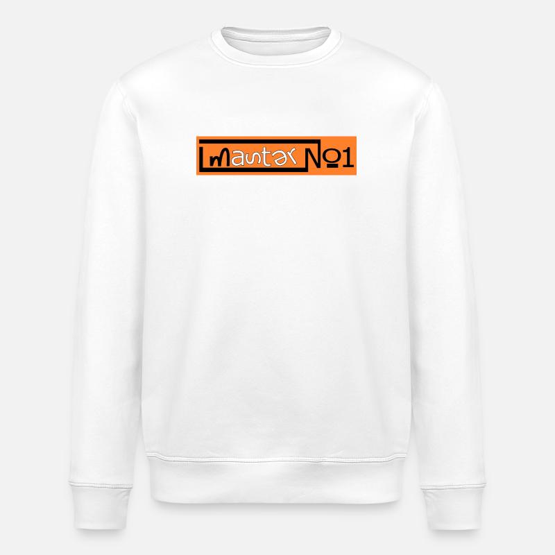 Maître numéro un - Sweat bio ROLLER Stanley/Stella Unisexe - blanc
