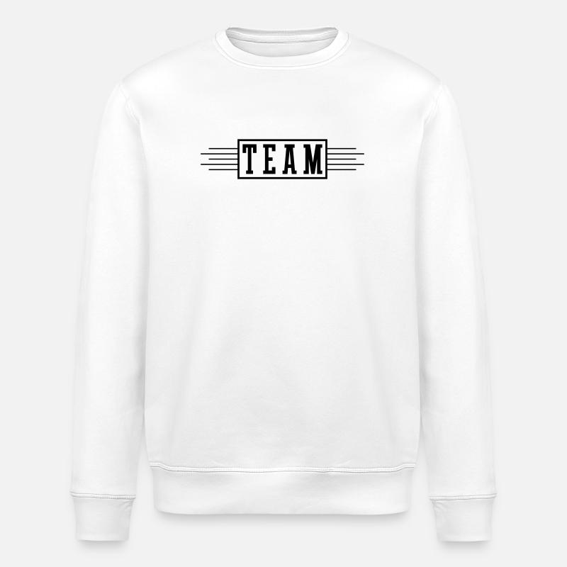 Team Stroke - Stanley/Stella ROLLER Unisex Organic Sweatshirt - white