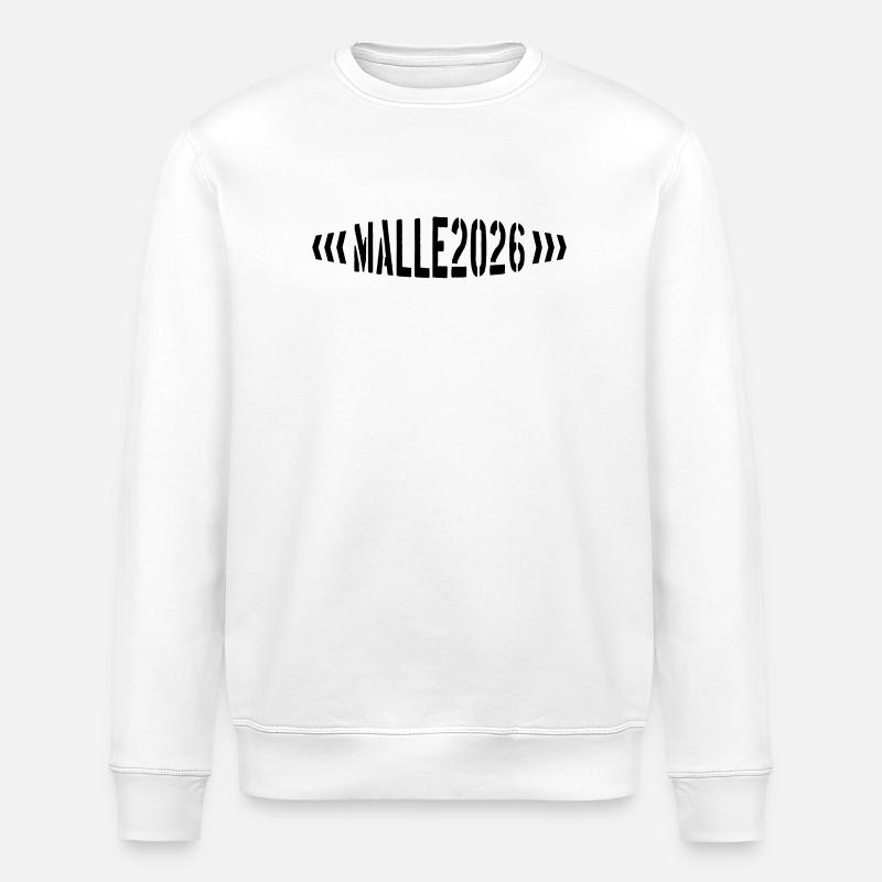 Malle 2026 - Stanley/Stella Unisex Bio-Sweatshirt ROLLER - Weiß