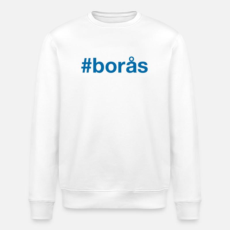 Boras Sverige Suède Schweden - Sweat bio ROLLER Stanley/Stella Unisexe - blanc