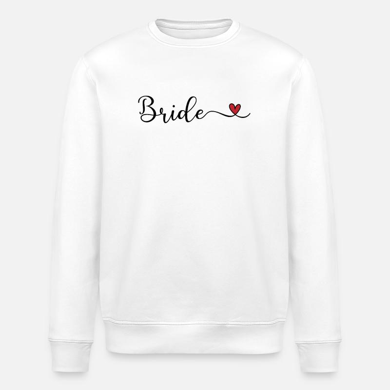 Braut - Stanley/Stella Unisex Bio-Sweatshirt ROLLER - Weiß