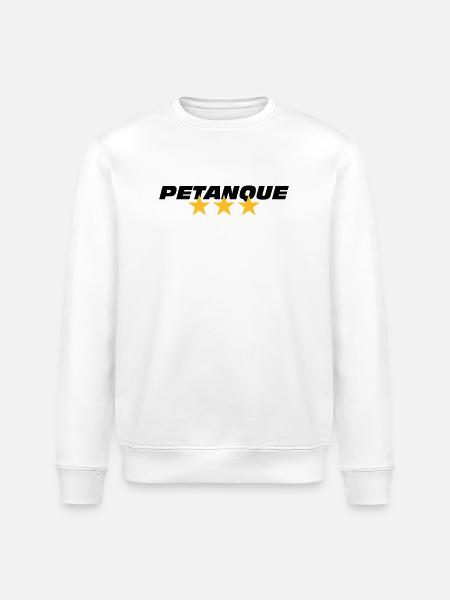 Petanque - Sweat bio ROLLER Stanley/Stella Unisexe - blanc