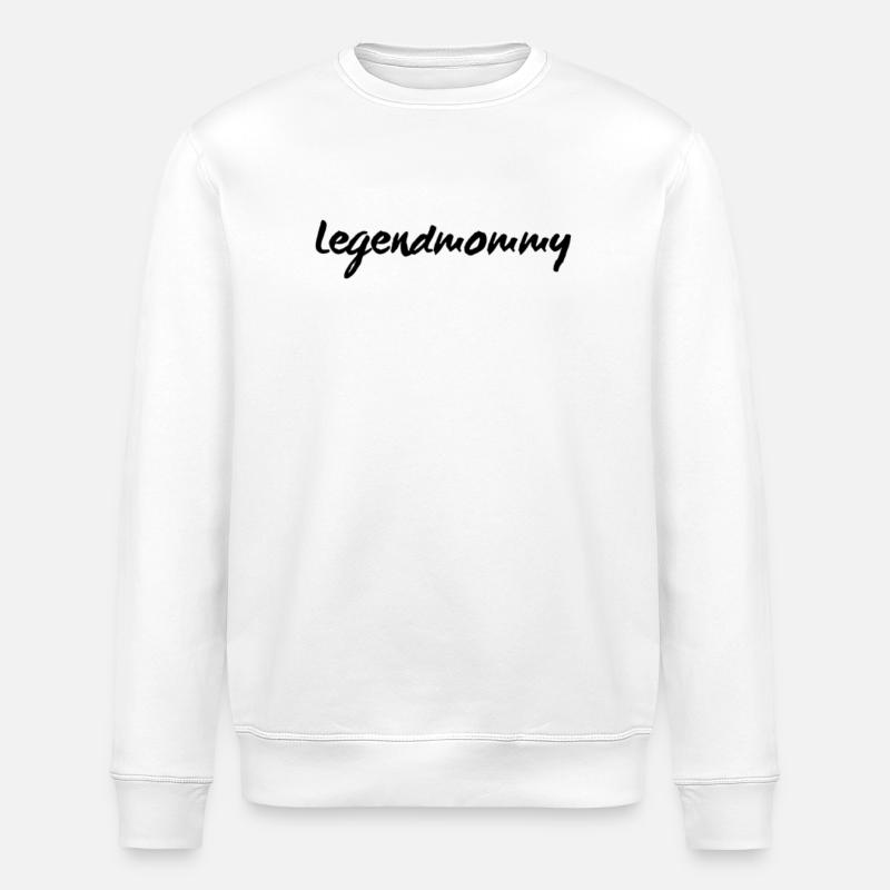 LegendeMama - Stanley/Stella Unisex Bio-Sweatshirt ROLLER - Weiß