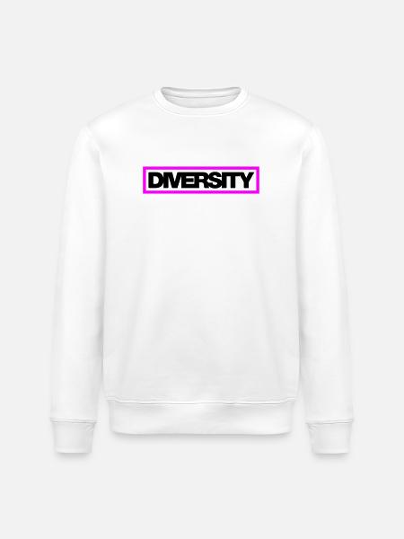 Diversité typographique Contour 2C - Sweat bio ROLLER Stanley/Stella Unisexe - blanc