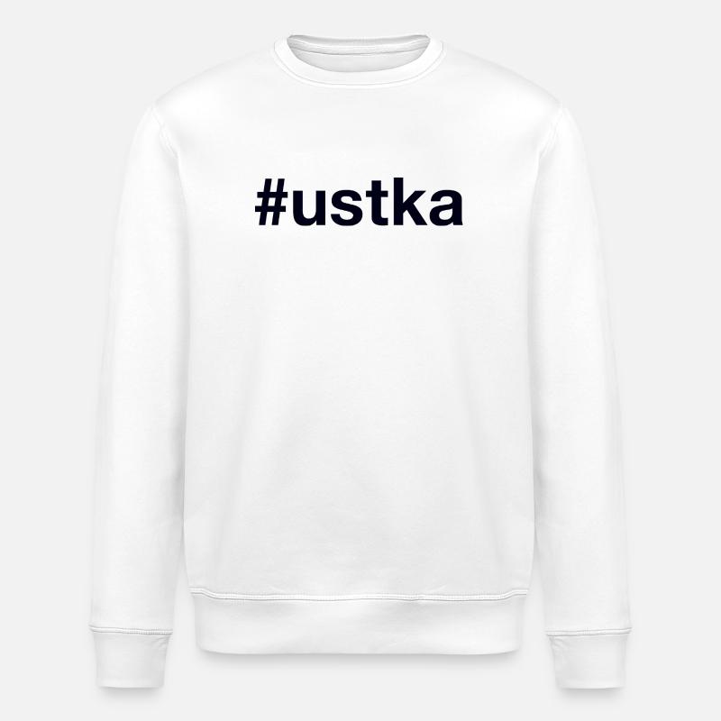 Ustka Polska Polen - Stanley/Stella Unisex Bio-Sweatshirt ROLLER - Weiß