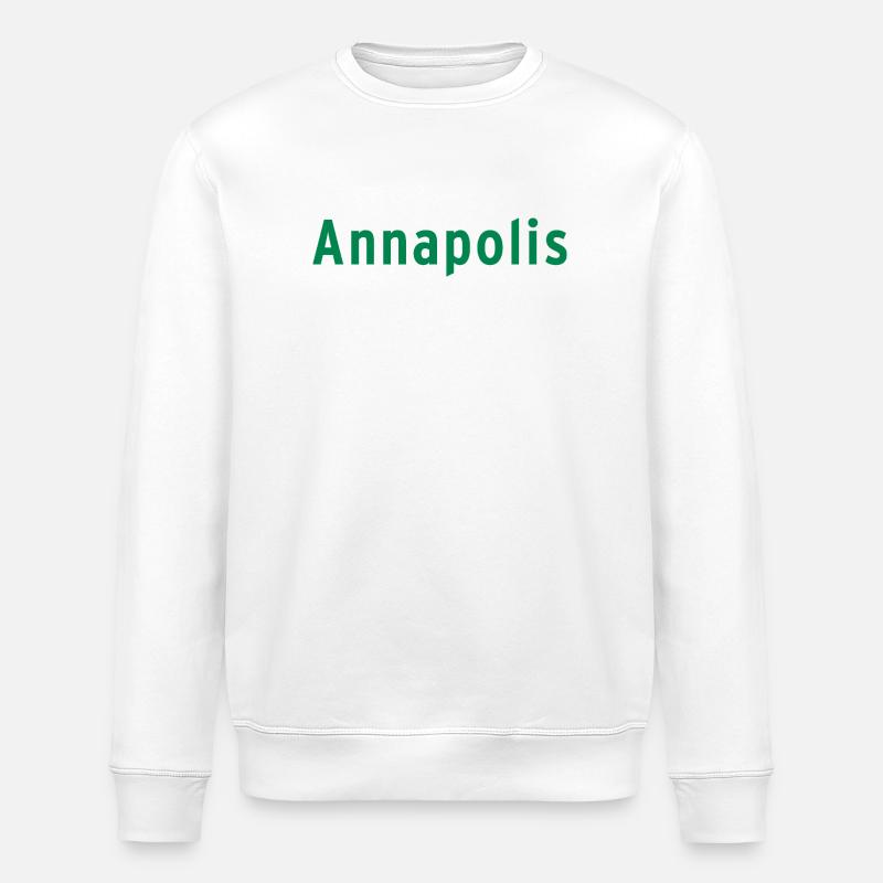 Annapolis - Stanley/Stella ROLLER Unisex Organic Sweatshirt - white