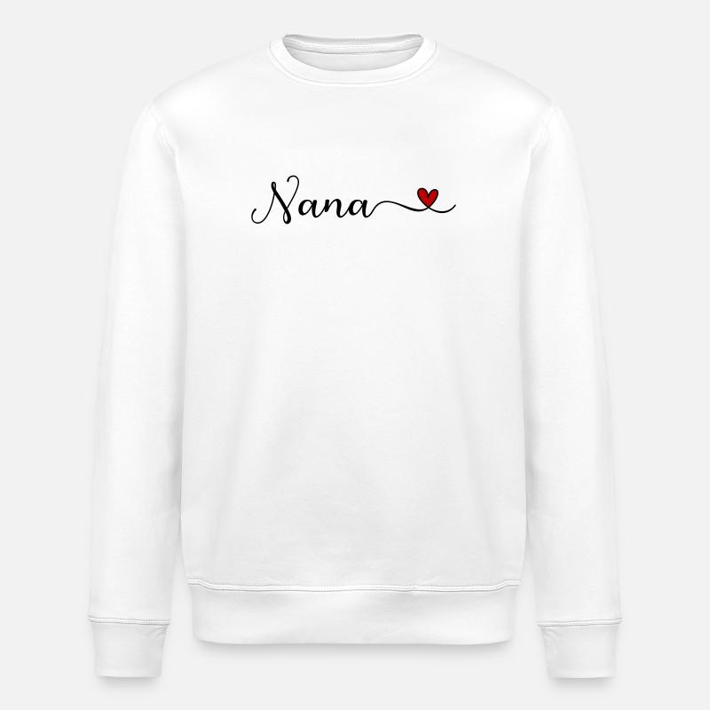 Nana - Stanley/Stella Unisex Bio-Sweatshirt ROLLER - Weiß