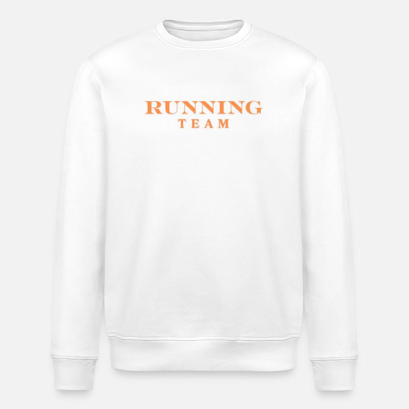 Running Team - Stanley/Stella ROLLER Unisex Organic Sweatshirt - white