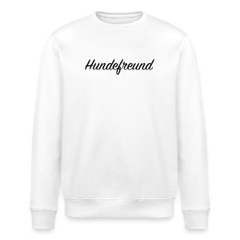 Hundefreund - Stanley/Stella Unisex Bio-Sweatshirt ROLLER - Weiß - Vorne - Nik (191cm)