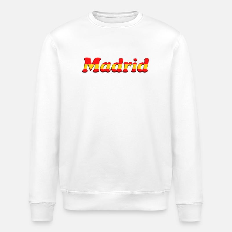 Madrid - Stanley/Stella Unisex Bio-Sweatshirt ROLLER - Weiß