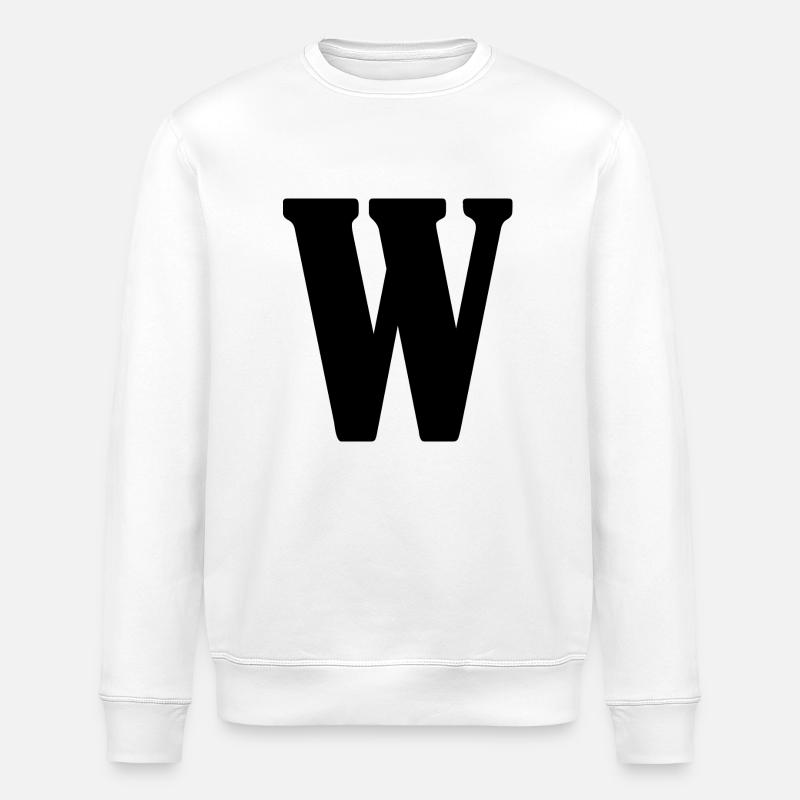 W - Stanley/Stella ROLLER Unisex Organic Sweatshirt - white