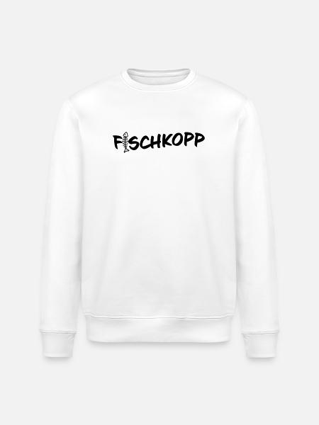 Fischkopp - Sweat bio ROLLER Stanley/Stella Unisexe - blanc