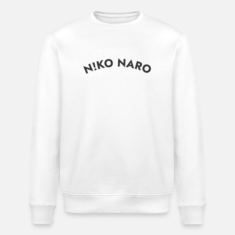 N !KO NARO - Sweat bio ROLLER Stanley/Stella Unisexe - blanc