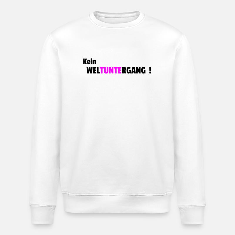 Pas de fin du monde - Sweat bio ROLLER Stanley/Stella Unisexe - blanc