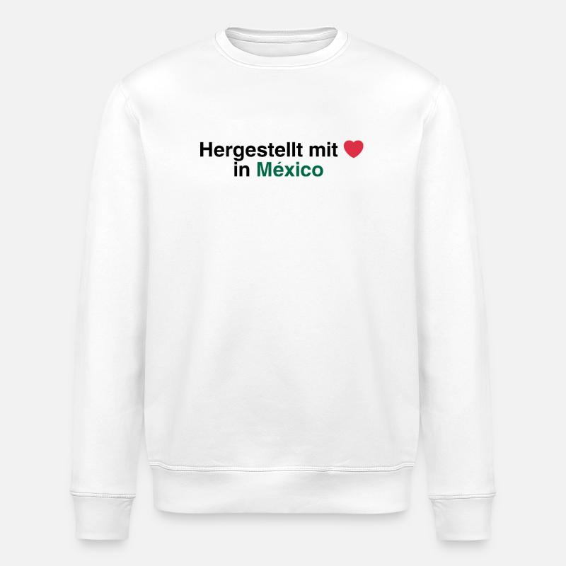 Hergestellt mit ❤️ in Mexiko - Stanley/Stella Unisex Bio-Sweatshirt ROLLER - Weiß