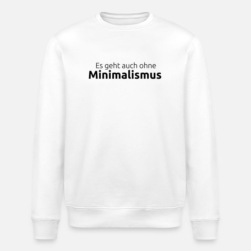 Minimalismus weglassen - Stanley/Stella Unisex Bio-Sweatshirt ROLLER - Weiß
